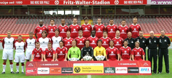 Mannschaftsfoto 1. FC Kaiserslautern